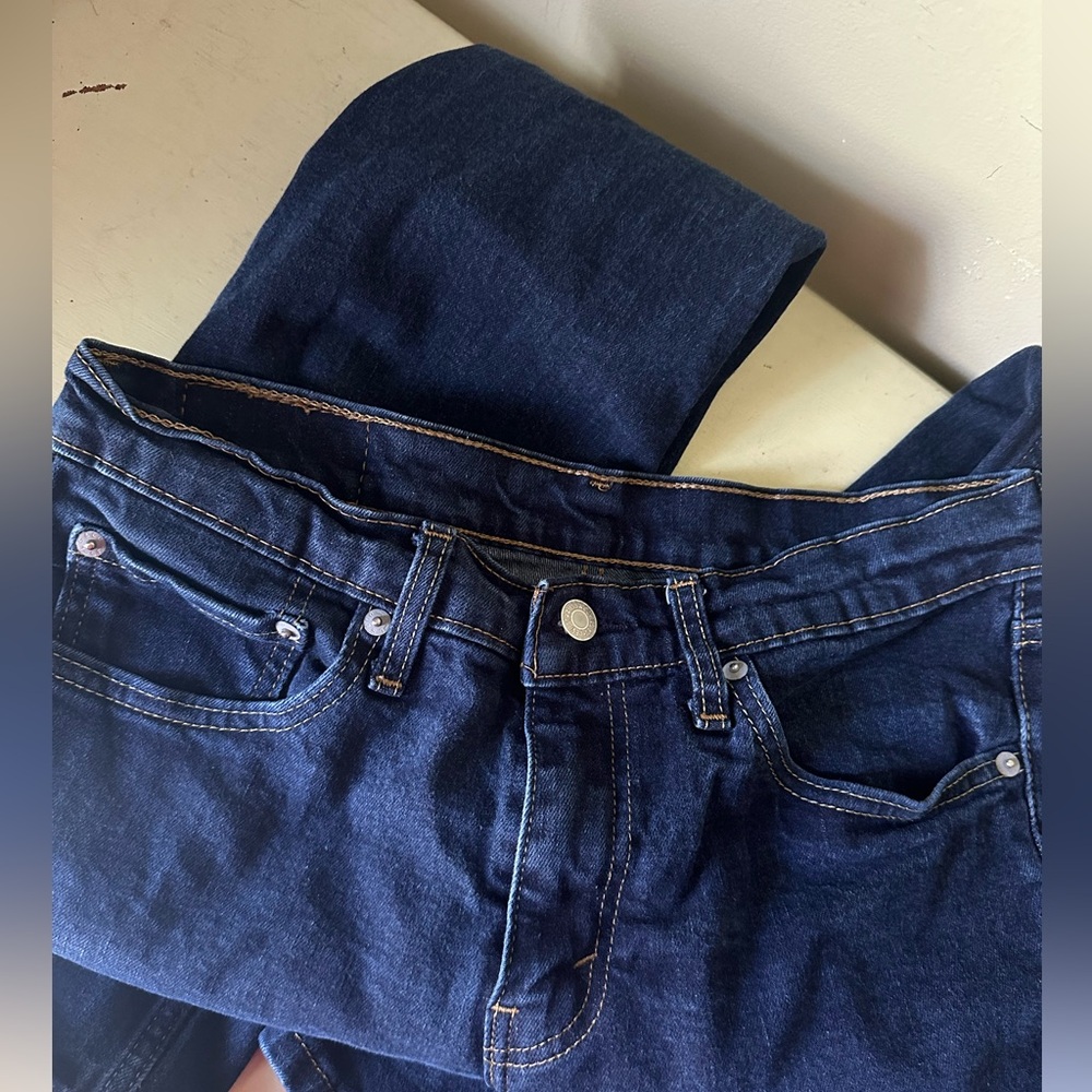 LEVI’S 511 SLIM Stretch Dark Wash Jeans, size Men’s 32X34 - Picture 5 of 7